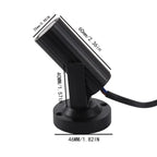 Mini LED Moving Head Beam Spotlight 1W 180 Degree AC 85-265V RGB White Warm White Red Blue Green Purple Stage DJ KTV Bar 2 Pack