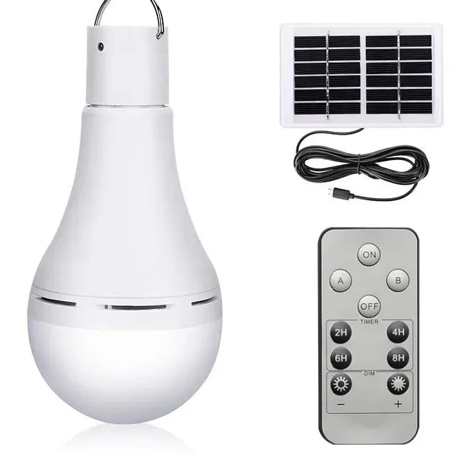 Solar LED Emergency Camping Light with Remote Control