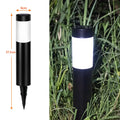Solar LED Floor Lawn Lamp IP65 Waterproof Motion Sensor Stainless Steel Plastic Outdoor Garden Landscape Path Light