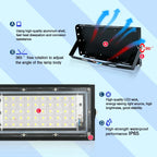 50W 100W IP65 LED Flood Light SMD2835 CRI 85+ 180° AC 110-220V Warm Cool White Aluminum