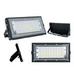 50W 100W IP65 LED Flood Light SMD2835 CRI 85+ 180° AC 110-220V Warm Cool White Aluminum