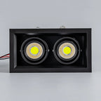 Dimmable COB LED Recessed Downlight 7W 9W 12W 15W Epistar CRI >90 PF>0.95 90-260V