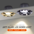 LED Recessed Downlight 5W 7W Aluminum Epistar COB 60 Degree CRI 80 100 to 110 lm/W Dimmable Driver Included AC 85-265V Ceiling Spot