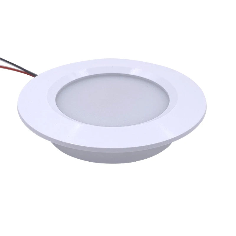 Ultra-Thin 14mm Dimmable LED Recessed Spotlight 3W 5W DC 12V 24V PWM D55mm IP52
