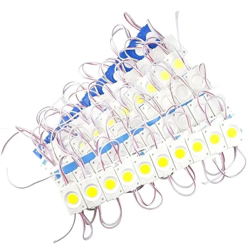 COB LED Module 12V IP65 Waterproof 2.4W Epistar Sign Backlight 10 Pack Multi-Color