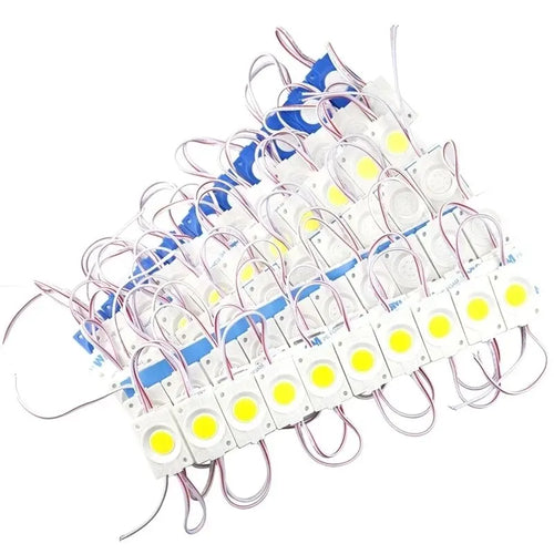 COB LED Module 12V IP65 Waterproof 2.4W Epistar Sign Backlight 10 Pack Multi-Color