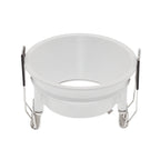 GU10 MR16 Recessed Downlight Mounting Frame Socket 83mm Cover 75mm Cutout White Black