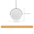 Nordic Fabric Pendant Light Creative Art Dining Table Restaurant Iron Polished Chrome 90-260V