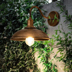Vintage Iron IP65 Outdoor LED Wall Lamp E26 E27 D24-30cm Black Archaize Silver Gold AC 90-260V