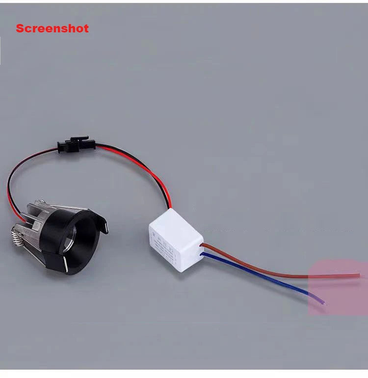 Mini Dimmable COB LED Recessed Downlight 5W 10W 15W 35mm 45mm Cutout AC 110-240V
