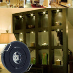 Dimmable 1W 3W Mini Round LED Recessed Downlight Brushed Nickel Aluminum AC 85-265V
