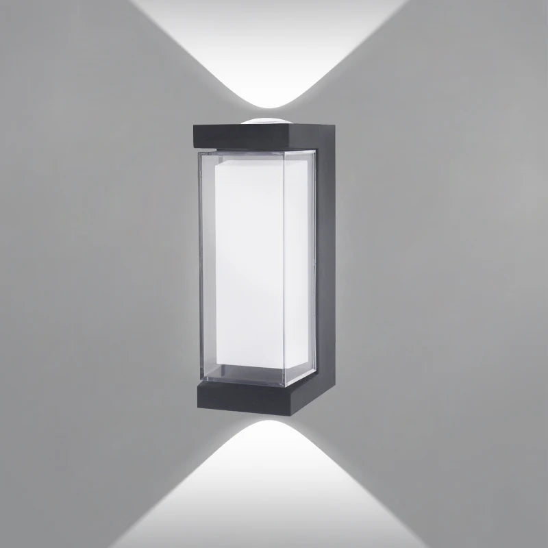 IP65 Waterproof LED Up Down Wall Light 10W Indoor Outdoor Sconce AC85-265V