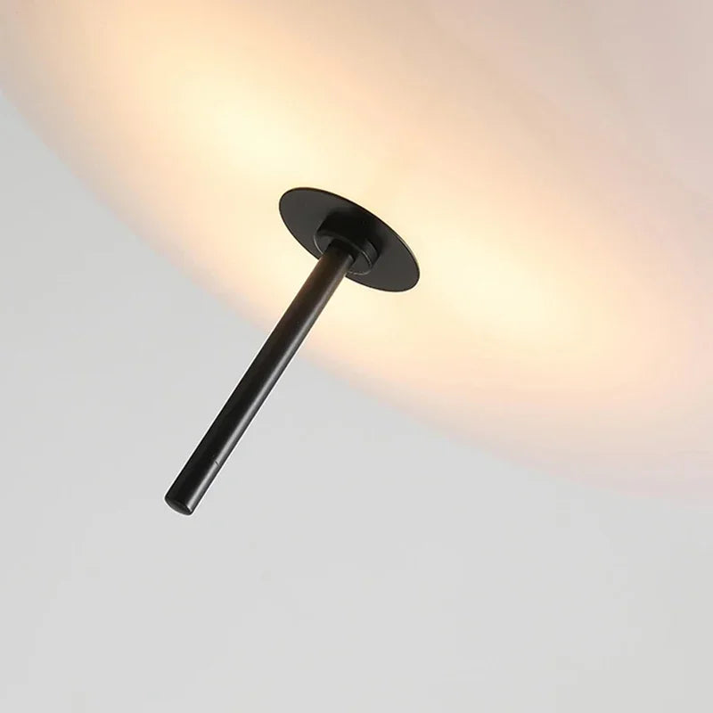 Nordic LED Pendant Light Flying Saucer 5-Light E26 E27 D30cm Tricolor White Black 90-260V