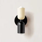 Nordic Macaron LED Wall Lamp E26 E27 2-Light Iron Bedside Sconce Bedroom Living Room