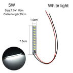 SMD5730 LED Chip Board 3W 5W 10W 30W DC 5V 20cm Wire DIY Bulb Replacement Board