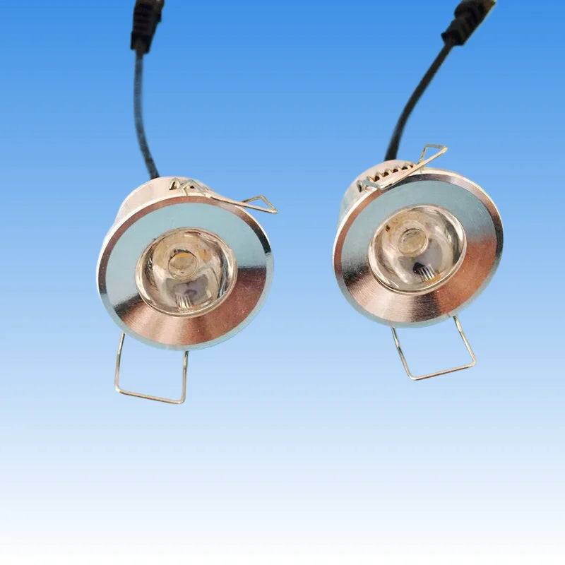 6-Pack 1W 3W Mini LED Recessed Downlight D31mm 28mm Cutout 15° 130lm/W Dimmable AC 95-265V