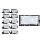 LED Flood Light 50W 100W SMD2835 CRI 85+ 180° IP65 AC 110-220V Warm Cool White