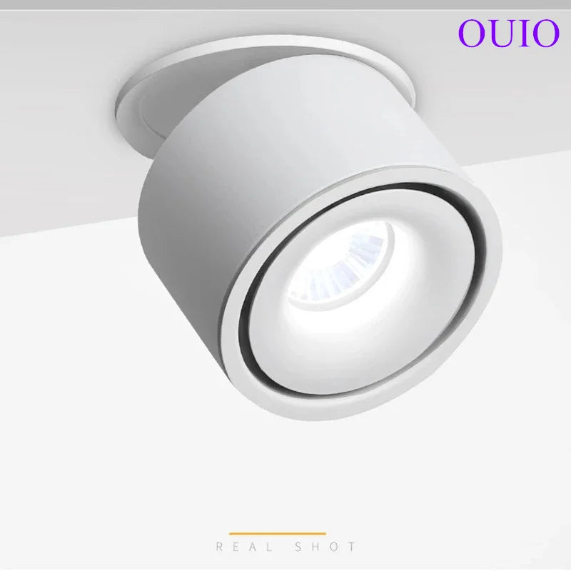 Dimmable COB LED Recessed Downlight 10W 15W 20W Epistar 24-Degree CRI 85+ 85-265V