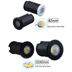 LED Underground Ground Light 1W 3W 5W COB IP67 AC 85-265V DC 12V 10 Pack 25cm Cable