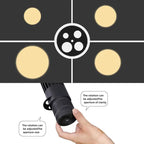 Surface-Mounted COB LED Spotlight 10W 20W 30W 40W 90-100lm/W AC 85-265V Black 3-Color