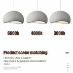 Nordic Wabi-Sabi Hand Knitted LED Pendant Light Single Head PP Plastic Cord Pendant AC 90-260V Living Room Dining Room