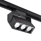Dimmable LED Track Spotlight 12W-40W Epistar CRI 90+ 110lm/W 3-CCT AC 90-260V Aluminum