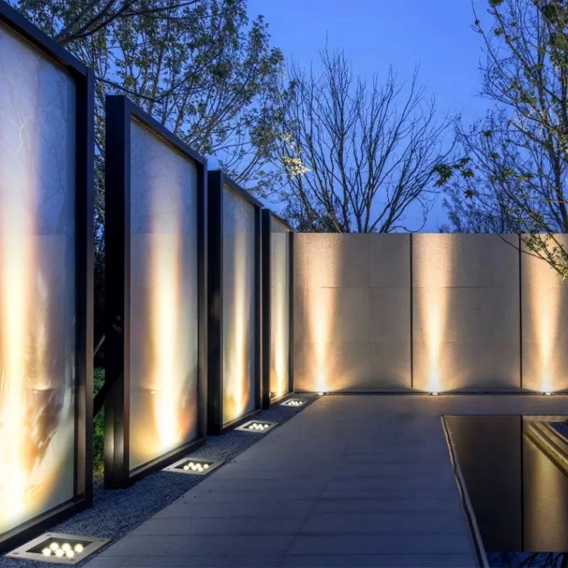 IP68 Stainless Steel LED Underground Buried Light 3W-18W 100-120lm/W AC 85-265V DC 12V 6-Color