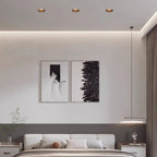 Dimmable LED Recessed Downlight 7W 9W 12W 15W Borderless Aluminum SMD CRI 90 90 Degree Adjustable Beam Push Button AC 90-260V Foyer Bedroom