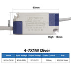 Isolated Constant Current LED Driver 1W-36W 260-300mA AC 85-265V Overvoltage Short Circuit Protection