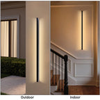 IP65 LED Outdoor Linear Wall Light 12W 22W 32W 40W 48W Warm White Neutral White AC 85-265V Garden Porch Hotel Decorative Wall Lamp