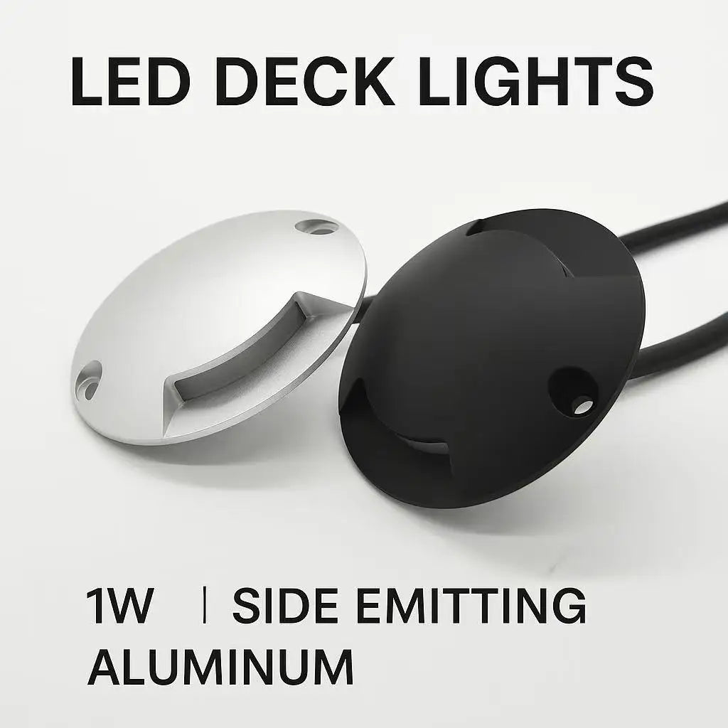 DC 12V 24V 1W 2W Ultra-Thin LED Surface Spotlight IP67 OSRAM PWM Dimmable D70mm 14mm