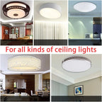 Round LED Panel Ceiling Light 12W 18W 24W 36W Aluminum PC White Light AC110-220V