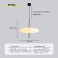 Nordic LED Pendant Light Flying Saucer 5-Light E26 E27 D30cm Tricolor White Black 90-260V