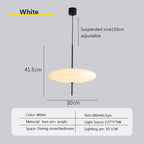 Nordic LED Pendant Light Flying Saucer 5-Light E26 E27 D30cm Tricolor White Black 90-260V
