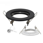 6-Pack GU10 MR16 Recessed Downlight Frame Ceiling Fixture White Aluminum Iron
