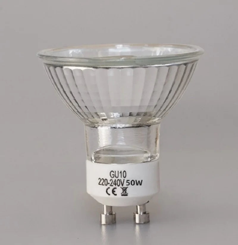 GU10 Halogen Bulb 35W 50W 2800K 500lm Dimmable CRI 75 180° 120V MR16 Shape Track Light