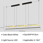 Modern LED Pendant Chandelier 20 Plus Heads Iron Plated Cord Pendant Touch Switch AC 90-260V Living Room Dining Room