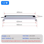 IP67 LED Machine Tool Work Light 5W 10W 12W 15W Aluminum Glass Waterproof Oil Proof AC 110-220V or DC 24-36V CNC Lathe Workshop