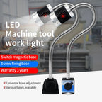 LED Machine Tool Work Light 3W 6W 9W Flexible Hose Arm Magnetic Screw Base CCC