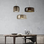 Modern Glass Pendant Light E26 E27 Iron Knob Switch AC 90-260V 5-10m² Hotel Bar Bedroom