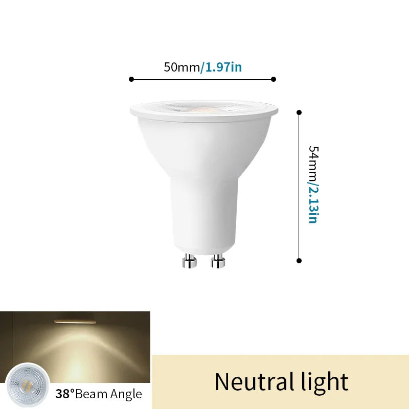 GU10 LED Spotlight Bulb 3W 6W 9W 12W SMD2835 AC 175-265V Non-Dimmable 4-10 Pack