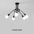 Modern Minimalist Branch Chandelier E26 E27 Iron AC 110-240V Hotel Restaurant Living Room