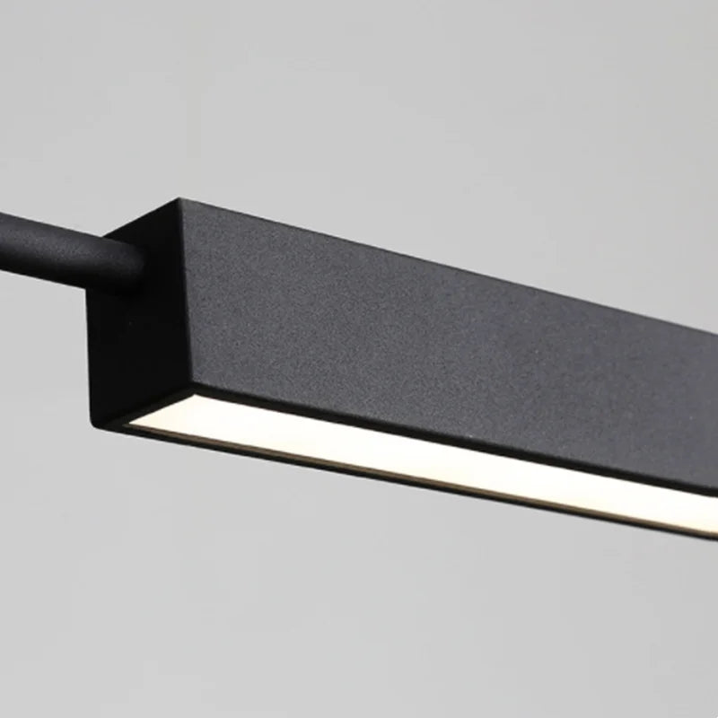 Nordic Designer LED Chandelier Pendant Light Black Iron Flush Mount Dining Room Kitchen Bar Table AC 90-260V