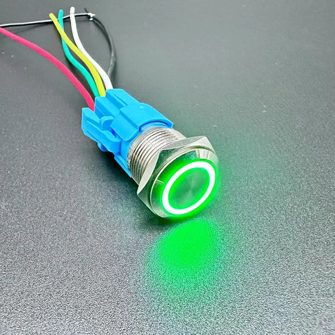 Waterproof LED Metal Push Button Switch 12mm 16mm 19mm 22mm 5A Momentary Latching 5-220V