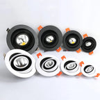 360° Adjustable Dimmable COB LED Recessed Downlight 5W 7W 10W 12W 15W 18W 20W