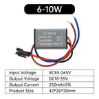 IP68 LED Waterproof Driver 250mA 1-24W AC 85-265V DC 3-80V Isolated SM Terminal Outdoor
