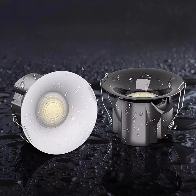 IP65 COB LED Recessed Downlight 5W-35W 24° CRI 85+ 95-110lm/W AC 85-265V 3-Color