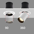 10W 12W 15W 20W 25W 30W Recessed Rotating and Folding LED Downlights OSRAM Chip COB Ceiling Lamps Spot LightS 110V-240V For Home