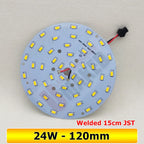 10-Pack SMD5730 LED Lamp Board 3W-24W JST Pre-Welded Connector 32-100mm Warm Natural Cool
