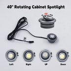 1W DC 12V Mini LED Spotlight 100lm 30° 45° 60° IP42 Warm Natural Cool White Cabinet 1-10 Pack